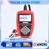 ANCEL BA101 Tester batteria per auto 12V Strumento diagnostico per contatore alternatore automobilistico digitale Capacità di carico 100-2000 CCA Ricarica