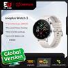 OnePlus Watch 3 Versione Globale, Smartwatch da 43mm con Display AMOLED da 1,32 Pollici, Processore Snapdragon W5, GPS a Doppia Frequenza, Wear OS