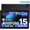 DOOGEE Tablet DOOGEE Tab E3 con Schermo da 11 Pollici, Android 15, Gemini AI, Ultra-sottile 7,5mm, 32GB (8+24) 256GB, Doppi Altoparlanti, Batteria da 8800mAh, Smart Pad