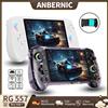 ANBERNIC RG557 Console di gioco portatile retrò Dimensity 8300 5.48 "AMOLED Lettore di videogiochi Android Supporto AI Assistant FOTA WIFI