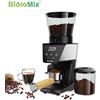 BioloMix Macinacaffè elettrico automatico con 30 marce per caffè espresso americano Versare sopra lo stoccaggio visivo dei fagioli