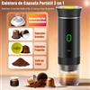 MicroData Macchina da caffè a capsule portatile elettrica wireless 3 in 1 per macchina da caffè da campeggio per auto e casa Macchina per caffè espresso da viaggio in polvere a capsule