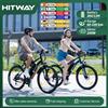 HITWAY Bici elettrica E Mountain Bike, Bicicletta elettrica da 27,5 pollici E-bike con batteria rimovibile 36V13Ah, 7 velocità