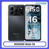 DOOGEE Note 56 Smartphone Android 16 6150mAh Batteria grande 6.56 ''90Hz Display 24GB 64GB 8MP + 5MP Sblocco viso Telefono cellulare