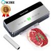 OWJHE Sigillatrice sottovuoto elettrica Taglierina incorporata Sigillo per alimenti da cucina Pulsante a sfioramento Sigillatura per alimenti secchi/umidificati Macchina per imballaggio sottovuoto