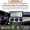 Bonroad 10.25' Radio Multimediale per Auto per Mercedes Benz Classe A CLA GLA W176 C117 X156 Classe B W245 W246 Wireless CarPlay Android Auto