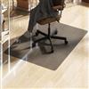 HOMCOM Tappeto per sedia da ufficio HOMCOM 120x90cm rettangolare in plastica nera antiscivolo protettivo