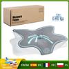 NONE Cuscino Cervicale in Memory Foam Ergonomico con Supporto per il Collo, Cuscino Rinfrescante in Seta Ghiaccio 63x42.5cm con Fodera Lavabile per un Sonno Confortevole