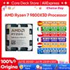 AMD Processore AMD Ryzen 7 9800X3D, 8 Core 16 Thread, 104MB di Cache per Giochi, Frequenza di Accelerazione 5.2GHz, CPU V-Cache per Gaming