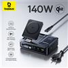 BASEUS Caricatore da Tavolo Baseus 140W per Tablet e Laptop, Caricatore Rapido per Lenovo Mac HP, Caricatore USB C Retrattile per iPhone 17 Samsung