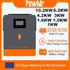 PowMr Inverter Solare Ibrido 10.2KW 6.2KW 4.2KW 3KW 1.6KW 1.5KW 1KW 48V 24V 12V 220V Off-Grid con Caricabatterie MPPT 160A 120A 80A
