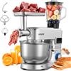 SucceBuy Impastatrice Elettrica da Cucina 5.7/6/7.8L 1500W, Mixer per Impasti con 6+ Velocità, Testa Inclinabile e Bicchiere Frullatore da 1.5 L