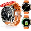 DOOGEE Smartwatch DOOGEE ANYWISE W1 PRO 1.43'' Resistenza all'Acqua 5ATM 178 Modalità Sportive Monitoraggio della Salute Sensore Geomagnetico Mappe Offline