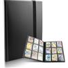 Bandai Album raccoglitore per carte da gioco con capacità di 160/360 carte, adatto per carte Pokémon, Yu-Gi-Oh!, baseball, calcio e altre carte sportive.