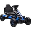 AIYAPLAY Kart a pedali per bambini, go-kart per bambini con ruota libera, freno, ruote EVA antiscivolo, avanti e indietro, Votu