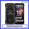 DOOGEE Blade20 Pro Telefono Rugged 24GB+256GB Altoparlante 125dB Gemini AI Batteria 11800mAh Display 6.6'' 50MP Smartphone Android 15 NFC