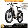 Shengmilo ebike elettrica Shengmilo S700 , 2000W con due motori , bicicletta elettrica per adulti, batteria 48V17.5AH, e-bike da montagna, 26 pollici fatbike ,Città bici elettrica