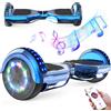 RCB Hoverboard per bambini, scooter elettrico autobilanciante da pollici per bambini e adulti, con luci LED e Bluetooth, regalo ideale