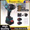 Podofo 1800N.M Avvitatore elettrico senza spazzole Coppia elevata 1/2 pollici Trapano avvitatore a batteria industriale per batteria Makita