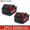 Batteria al Litio Sostitutiva M18 18V 6.0Ah per Milwaukee, Compatibile con Modelli 48-11-1815, 48-11-1850, 2604-22