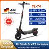 NONE Monopattino Elettrico YL-T4 con Motore 500W, Batteria 48V12.5Ah, Certificazione ABE, Pneumatici All-Terrain da 10 Pollici con Indicatori di Direzione