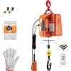 OWJHE Verricello Elettrico Portatile OWJHE 1100 libbre 1500W con Telecomando Wireless per Protezione da Sovraccarico