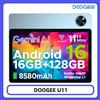 DOOGEE Tablet DOOGEE U11 11" con Display Ultra-chiaro 90Hz, 16GB 128GB, Batteria 8580mAh, Unisoc T7200, Doppio Altoparlante, Widevine L1, Android 16