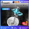NONE Podofo Miscelatore Elettrico per Cemento 2400W 1500 giri/min, Miscelatore per Rivestimenti a 6 Velocità, per Cemento, Calcestruzzo, Vernici, Malte, Mangimi e Cartongesso