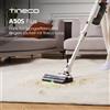 Tineco PURE ONE A50S Aspirapolvere Senza Fili, 185W di Potenza di Aspirazione, 70 Minuti di Autonomia, Serbatoio Polvere da 1L, Spazzola 3DSense, Gestisce Facilmente Sporco di Grandi Dimensioni