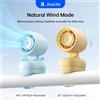 JISULIFE Ventilatore portatile con clip per passeggino, mini ventilatore portatile a batteria con luce notturna, 5 velocità, display LED