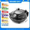 klaif Macchina Elettrica per Pizza Klaif, 420 ℃ Piastra in Pietra Resistente alle Fiamme da 1200 Watt, 5 Livelli di Temperatura Separati, 32cm