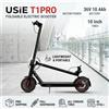 NONE Monopattino Elettrico T1 Pro, Batteria 36V10.4ah, E-Scooter Leggero e Pieghevole, Pneumatici Tubeless 8/10'