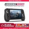 Ampown Console di Gioco Portatile ANBERNIC RG556 con Schermo AMOLED da 5,48'', Sistema Operativo Android 13, Batteria da 5500mAH, Bluetooth 5.0, Lettore di Videogiochi Portatile