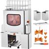 SucceBuy Spremiagrumi commerciale 120W Estrattore automatico di succo Spremiagrumi in acciaio inossidabile 20 arance/minuti