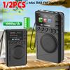 VODOOL Mini radio digitale DAB FM con jack per cuffie, schermo a colori, radio tascabile, riproduzione MP3, altoparlante per escursioni in campeggio all'aperto