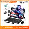 Teclast Set tablet Teclast P33 da 10,1 pollici Max. 9GB RAM 64GB ROM 1280x800 Android 15 Allwinner A333 Penta Core 6000mAh Wi-Fi 6 Type C