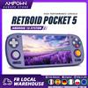 Retroid Pocket 5 Console di Gioco Portatile, Schermo OLED da 5.5", Snapdragon 865, Android 13, Raffreddamento Attivo, Lettore di Giochi Retro, Regalo