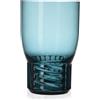 KARTELL BICCHIERE ACQUA, TRAMA 1513 AZZURRO
