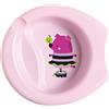 Chicco Piatto Pappa Facile, Piatto Per Bambini Con Base Antiscivolo, Design Ergonomico, Piatto Svezzamento, 6M+, Bimba