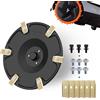 ROBO CLAWS Piastra per lama per robot tosaerba compatibile con Segway Navimow i105E, i108E e i110N, include 6 lame e viti in titanio, disco per robot tosaerba, rinforzato con fibra di vetro, robot da