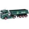 Herpa modello camion Scania CS 20 ND autoarticolato con cassone rotondo Latussek, miniatura in scala 1:87, pezzo da collezione, Made in Germany, plastica