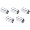 QUARKZMAN 5pz Distanziatore in Alluminio 1/4 Foro x 3/8 OD x 5/8 Lunghezza Vite Standoff Boccola Finitura Liscia Spacer Metallico Rotondo per 1/4 ID Viti Bulloni e Aste