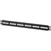 Panduit Patch-panel modulare a 24 porte NETKEY Black 1U [NKFP24Y]
