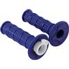 GOOFIT 7/8 22mm 25mm Blu (Comprese Linee di valvola Bianche) CNC Maniglia di Torsione Avanzata Manopole Manubrio Gomma Sostituzione per 50cc-250cc Dirtbike Go Karts Atvs Scooters Pitbike Quad