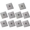 Whychstore 10 clip per modanatura pannello auto, fermi per minigonne laterali, per Mercedes per Smart Fortwo 2008-2016 0009912098