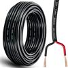 DARKGUARD Cavo 2 Poli Rimorchio 0,75mm², 12V/24V Cavo 2 conduttori per Rimorchio Auto Camper Illuminazione, 5M Cablaggio per Caravan Cavo in Rame Flessibile PVC, Approvato Reach RoHs
