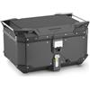 Givi bauletto trekker outback evo smart lock Alluminio nero OBKEV58B 58lt.
