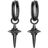 CYCUFF Orecchini a cerchio in argento Sterling 925 con zirconia cubica colorata, set di orecchini gioielli per donna, idea regalo per lei, earring, Argento sterling, Zirconia cubica