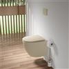 Parama Vaso WC sospeso in ceramica khaki opaco con sedile soft-close | Europa Small