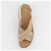 Soffice Sogno Sandali in pelle con fasce incrociate e zeppa 5,5 cm